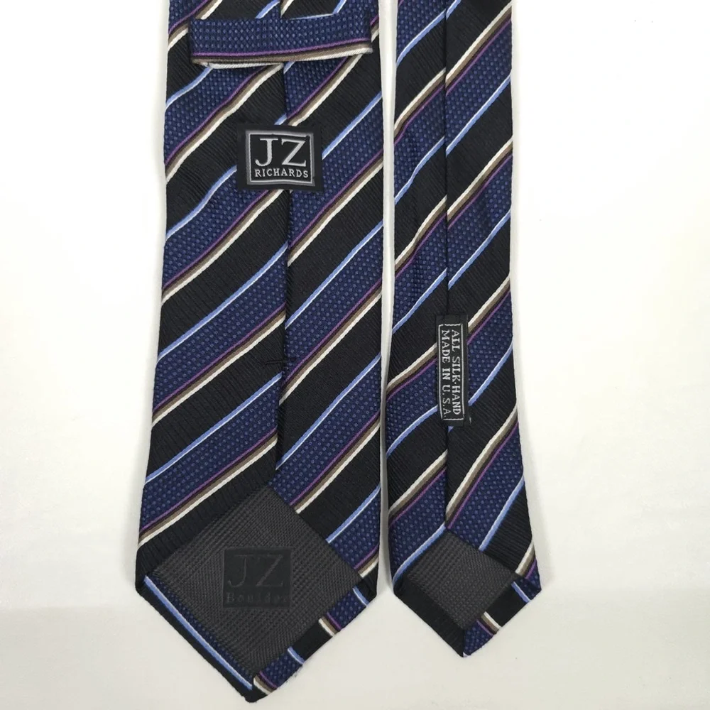 J.Z. RICHARDS‎ ALL SILK HAND MADE IN USA 🇺🇸 Ties LOT Of 4 Multicolor
